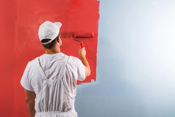 Reliable painting contractor in San Rafael, CA Our painting contractor at work in San Rafael, CA